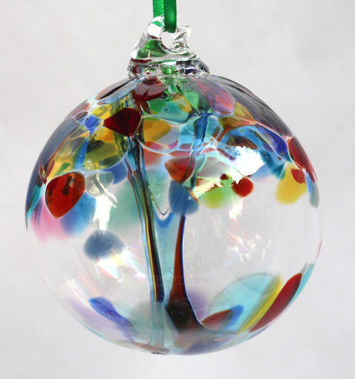 Click to view detail for DB-1078 Ornament Witchball-Confetti $37